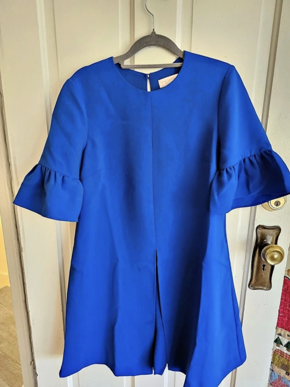 Ted Baker Mini Dress Blue Size 10 Like New